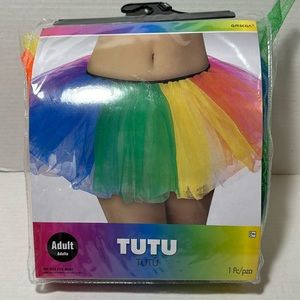 Tutu rainbow one size adult